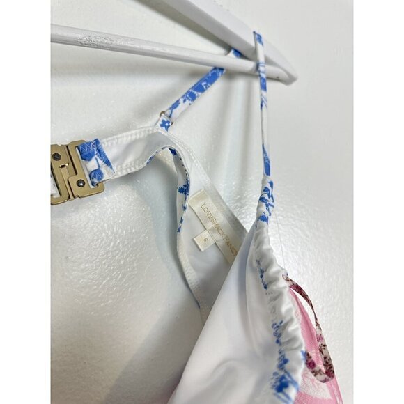 LOVESHACKFANCY Swim Massimo Bikini Set in Cobalt Pop Size Small - Picture 6 of 11